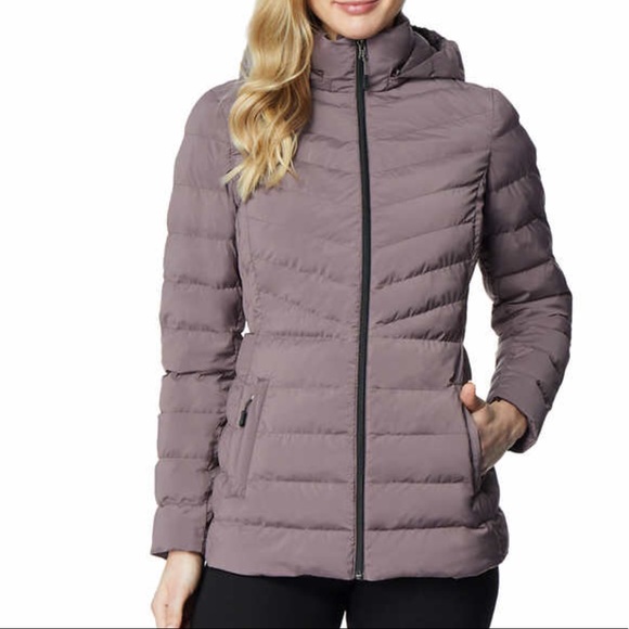 Jackets & Blazers - Purple Puffer Winter Coat Jacket Water Resistant